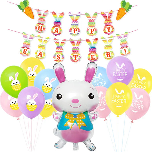 Easter Colorful Balloon Set