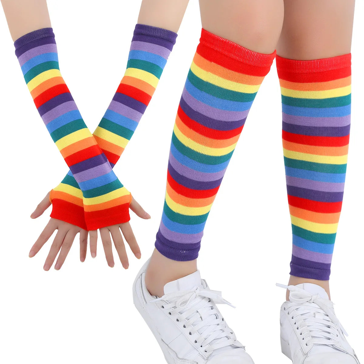 Striped Socks/Gloves