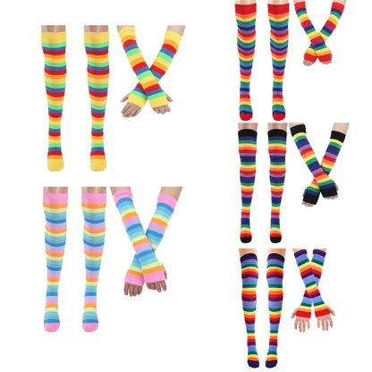 Striped Socks/Gloves