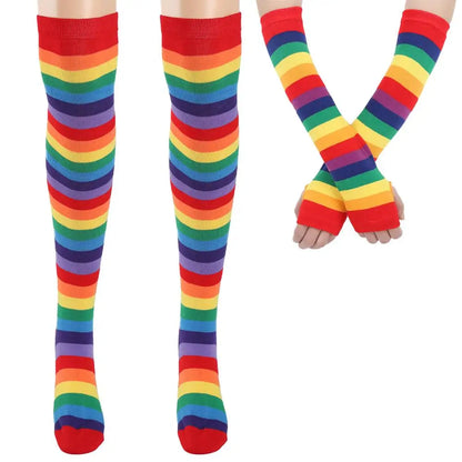 Striped Socks/Gloves