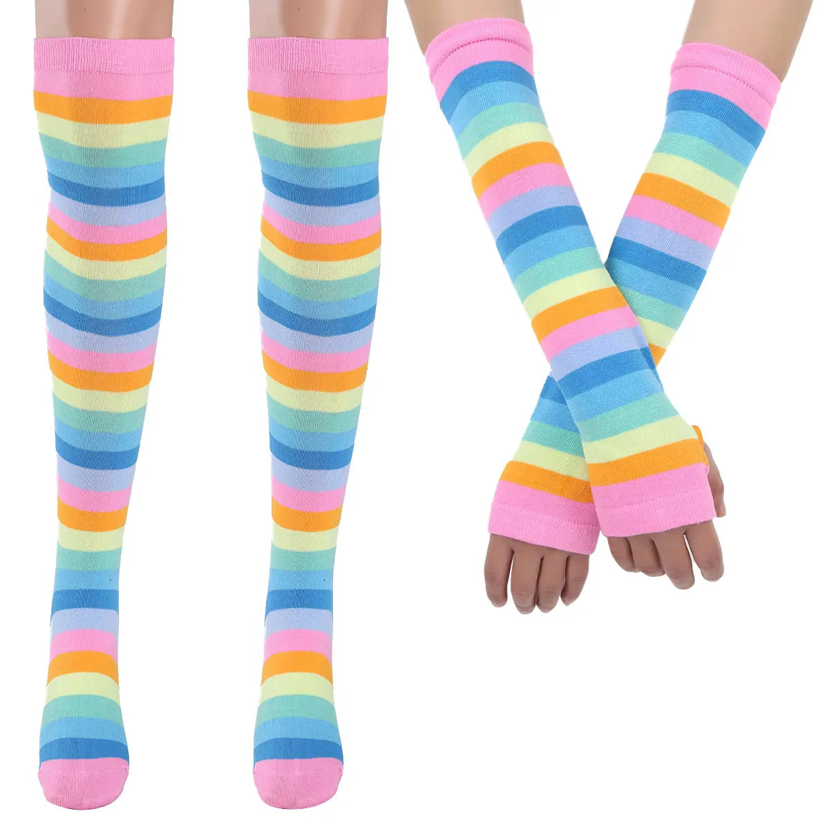 Striped Socks/Gloves