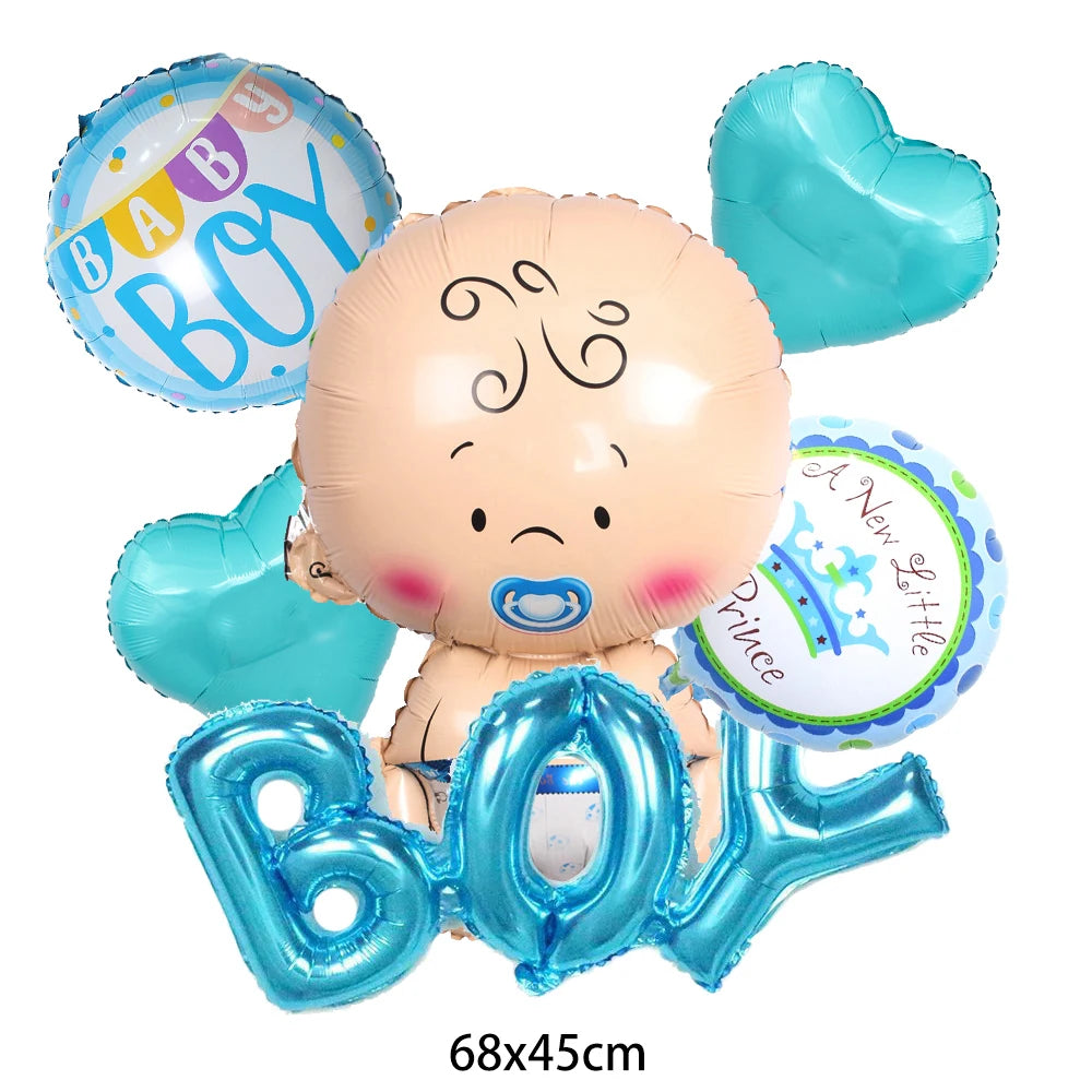 Baby Birthday Foil Balloons