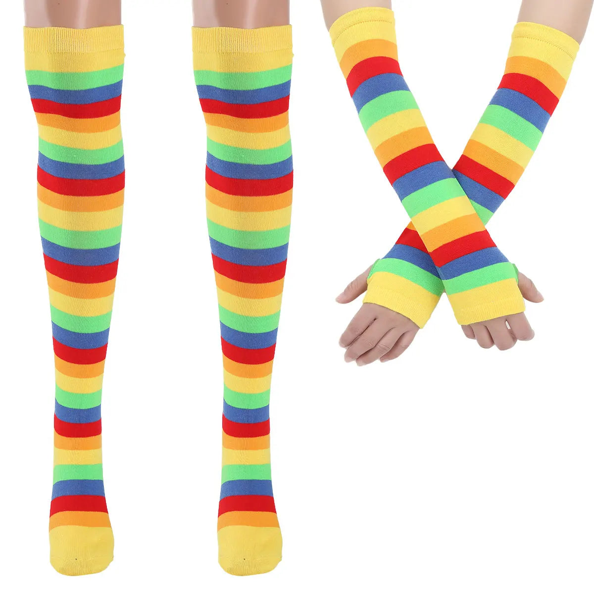 Striped Socks/Gloves