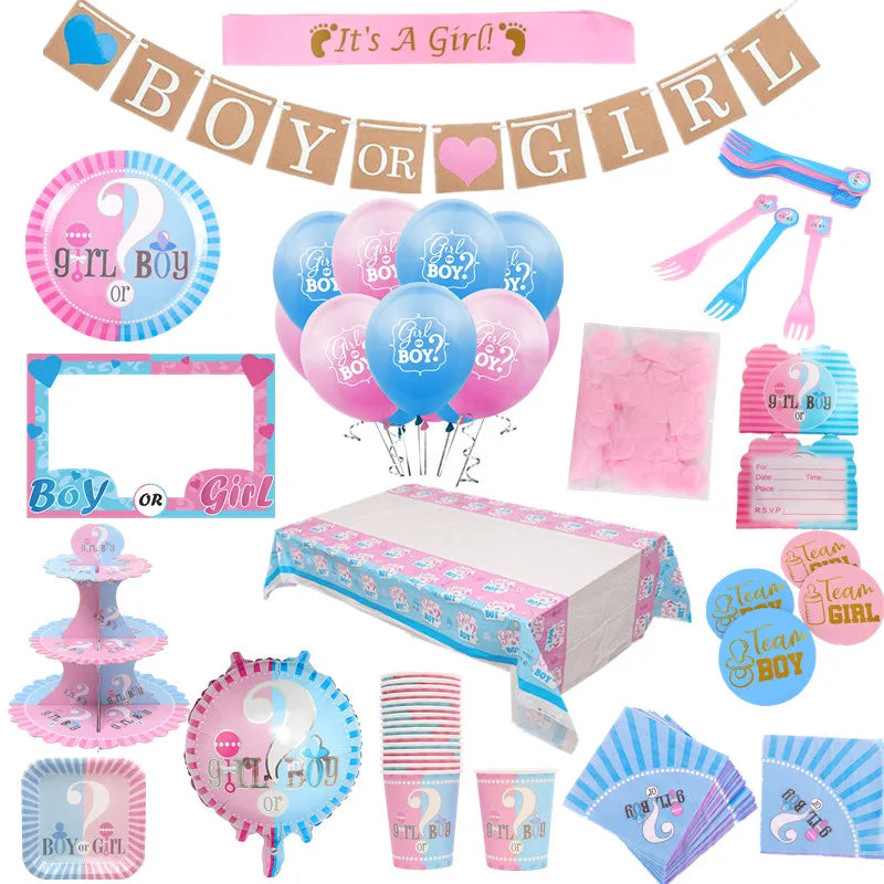 Gender Reveal Party Set