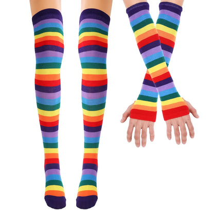 Striped Socks/Gloves