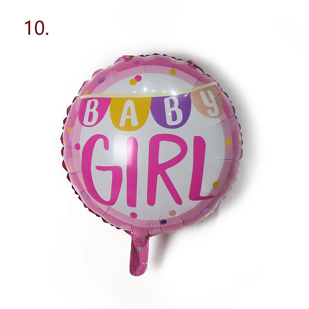 Baby Birthday Foil Balloons