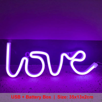 LOVE Neon Light Sign