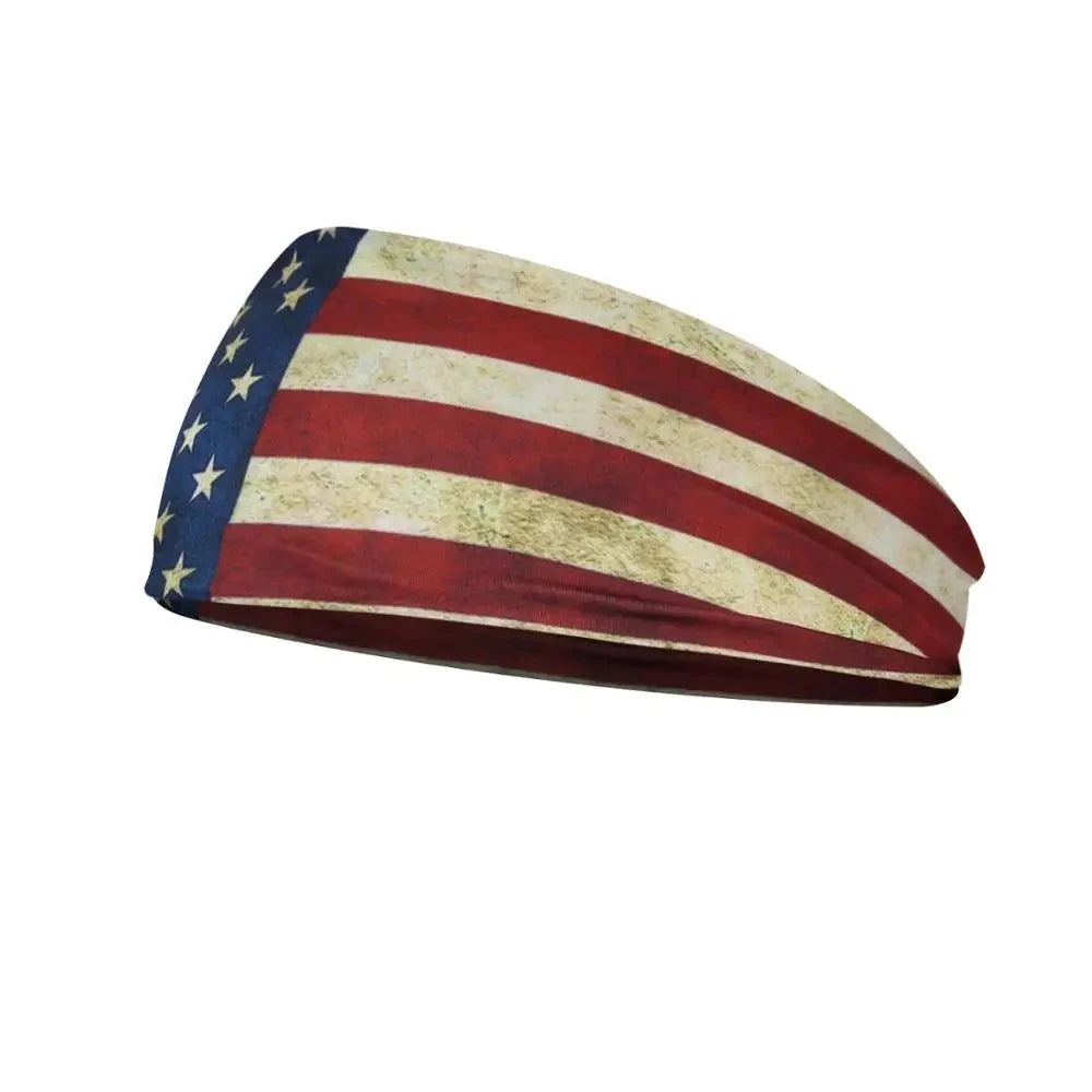 American Flag Sports Headband