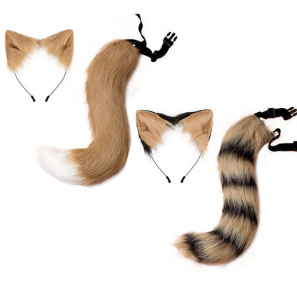 Cat/Fox Headband And Tail