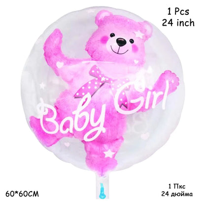 Baby Birthday Foil Balloons