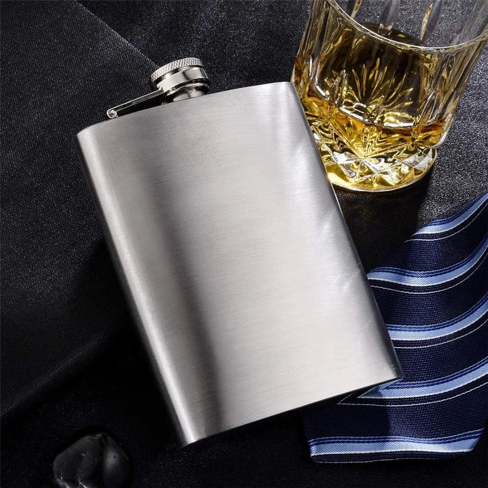 Stainless Steel Hip Flask With Funnel