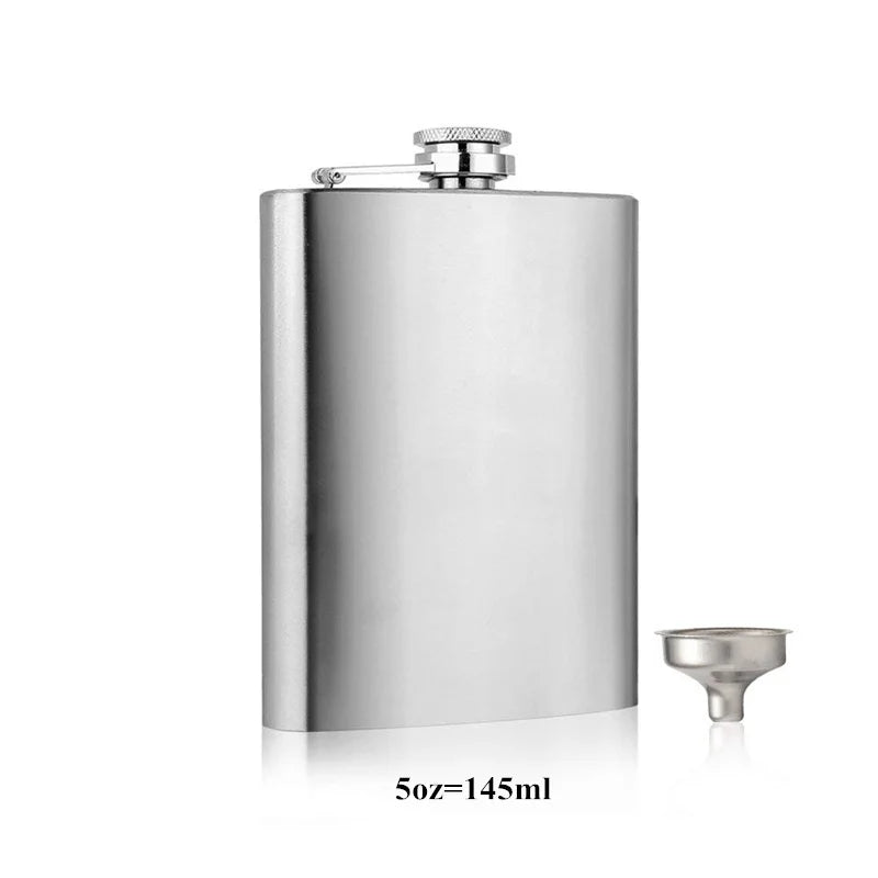 Stainless Steel Hip Flask With Funnel