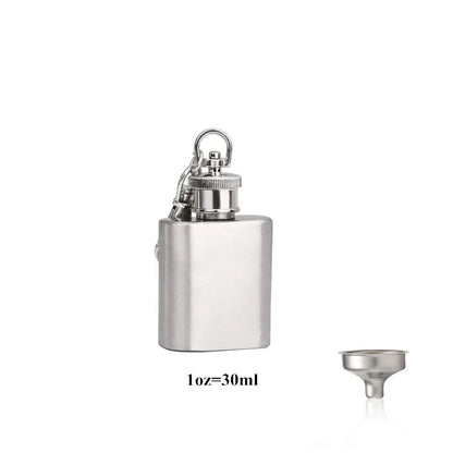 Stainless Steel Hip Flask With Funnel