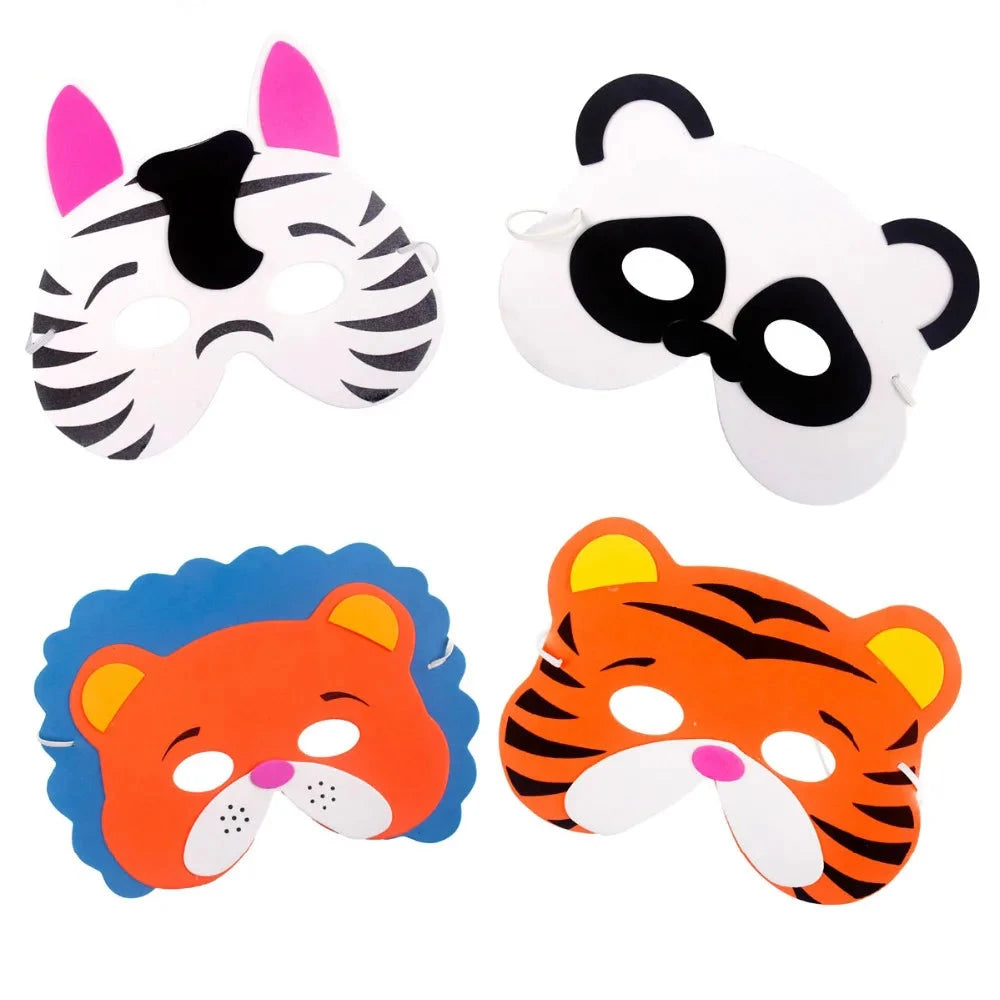 Party Animal Masks 12pcs