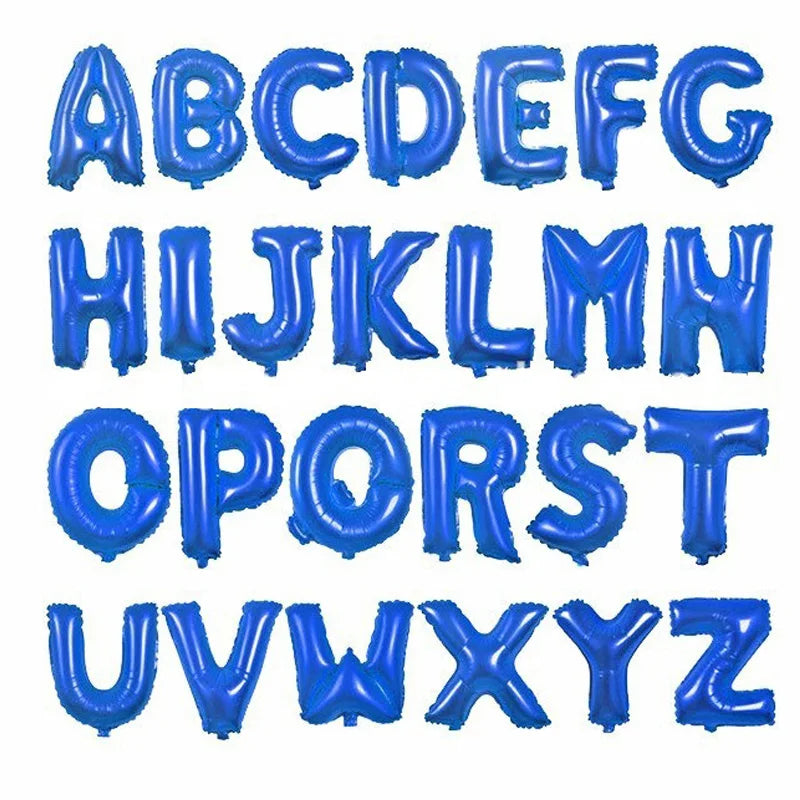 Foil Balloon Letter Blue 16inch