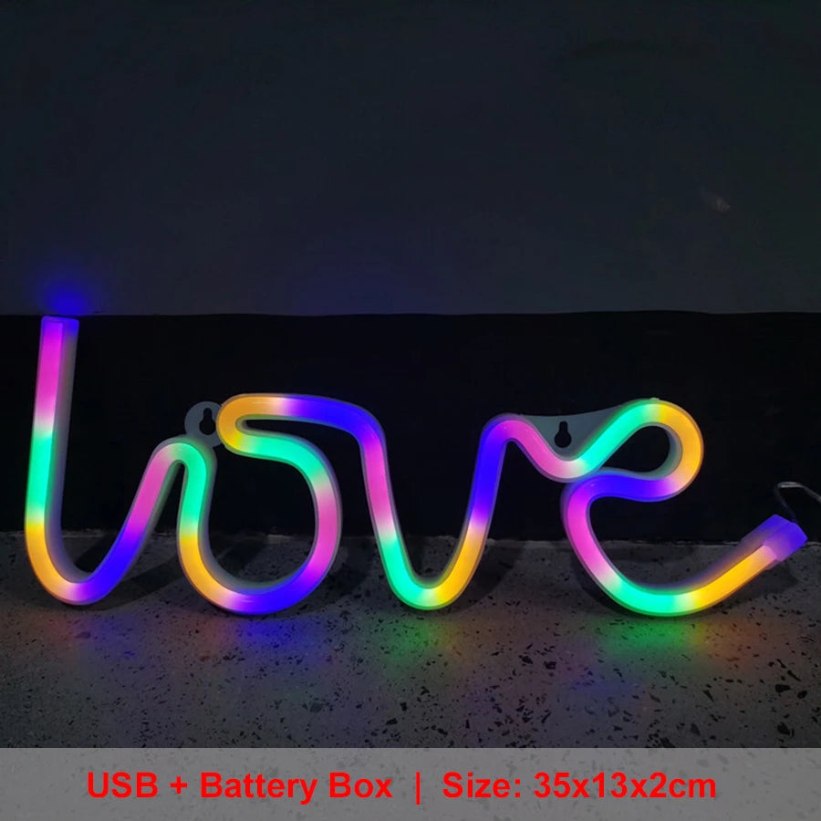 LOVE Neon Light Sign