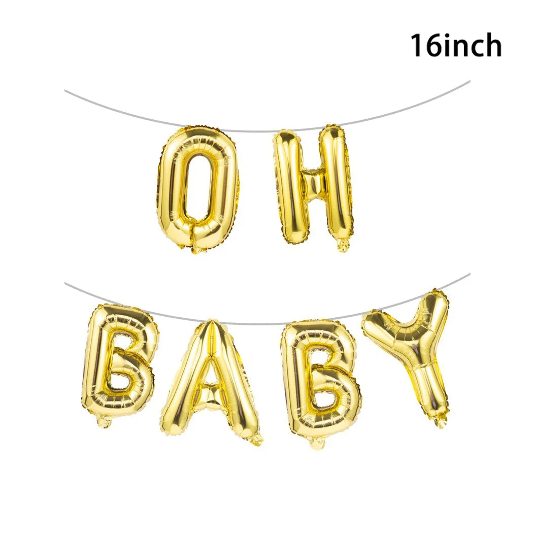 Baby Birthday Foil Balloons