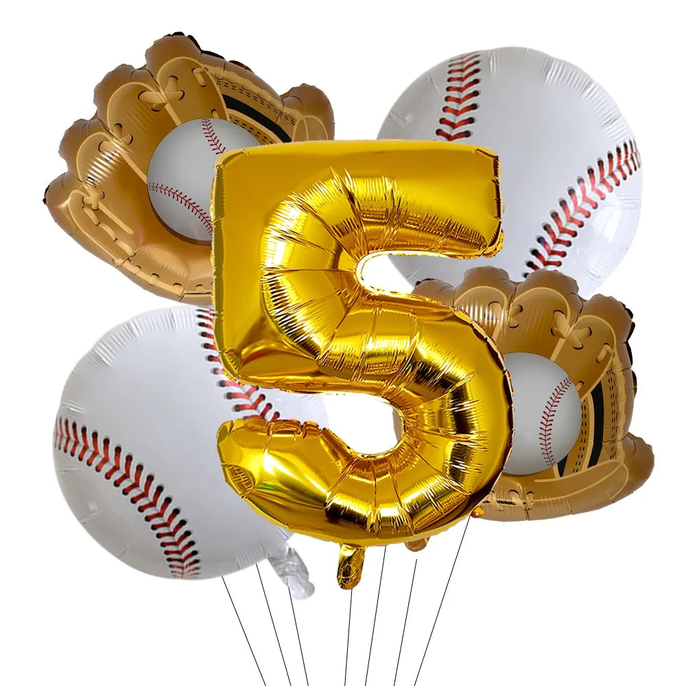 Birthday Sports Balloon Set