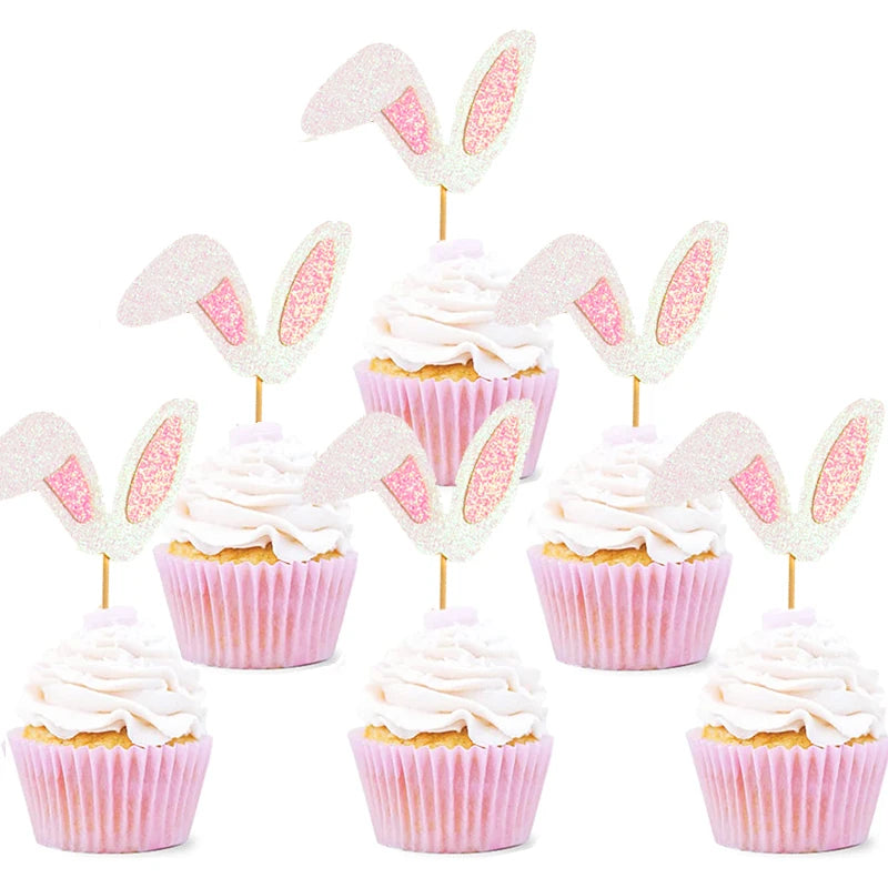 Easter Bunny Cupcake Toppers