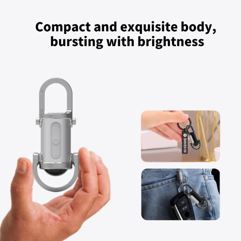 Portable LED Light Keychain Rechargeable