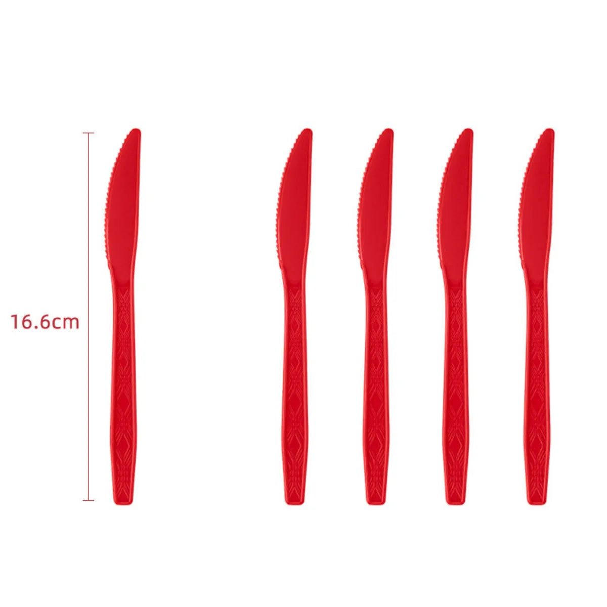 Disposable Plastic Cutlery Set 24Pcs