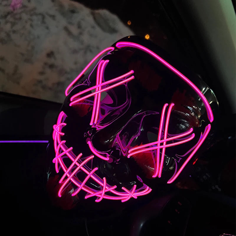 Neon LED Purge Mask