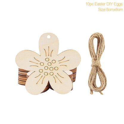 Multiple Wooden Easter Decoration