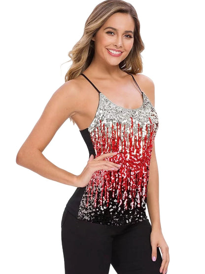 Women’s Sequin Glitter Top