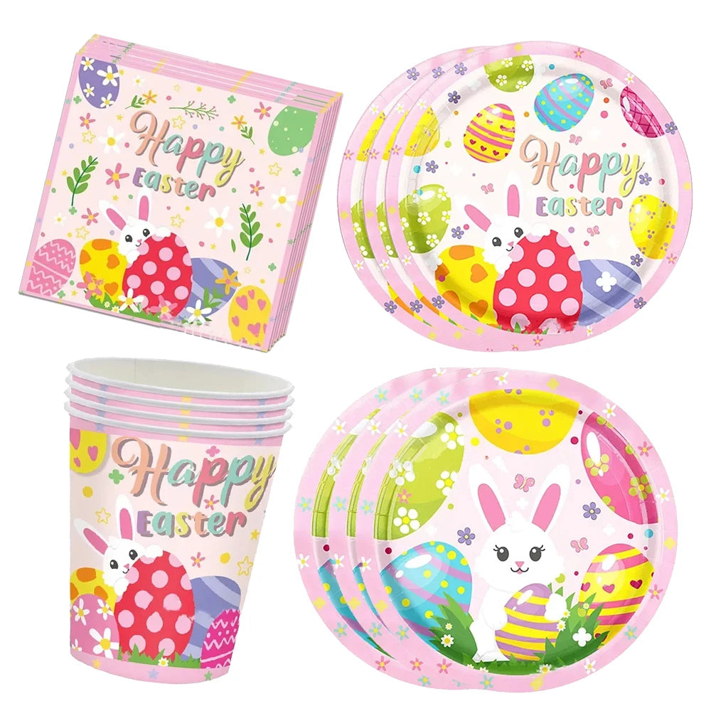 Easter Disposable Tableware Set