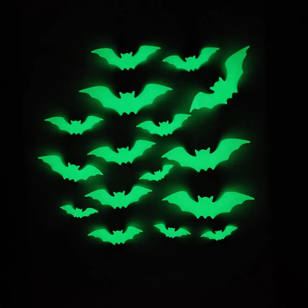 Luminous Bats Decoration 16Pcs