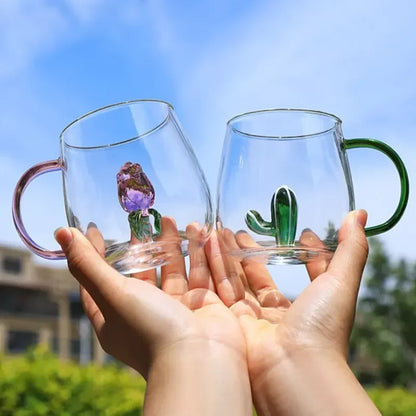 3D Glass Cup