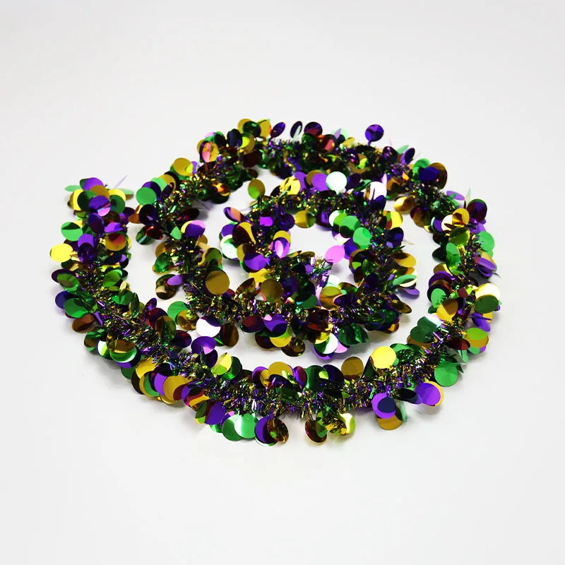 Mardi Gras Tinsel Garland