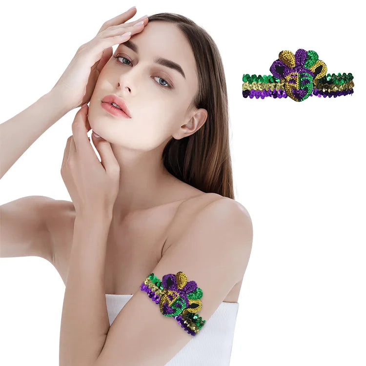 Mardi Gras Armband