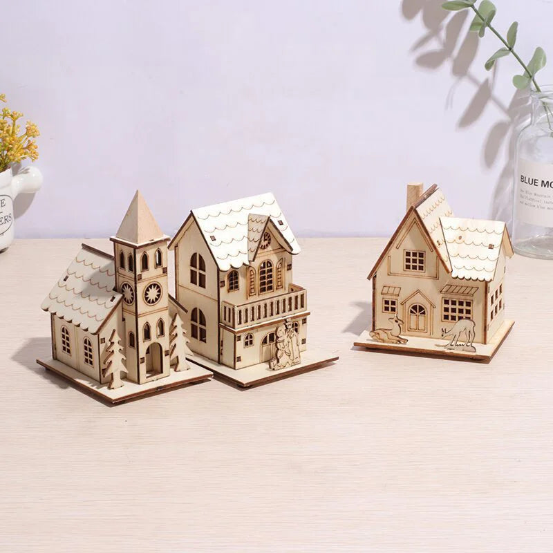 Mini Christmas DIY Wooden House