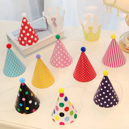 Birthday Hat Colorful 11Pcs