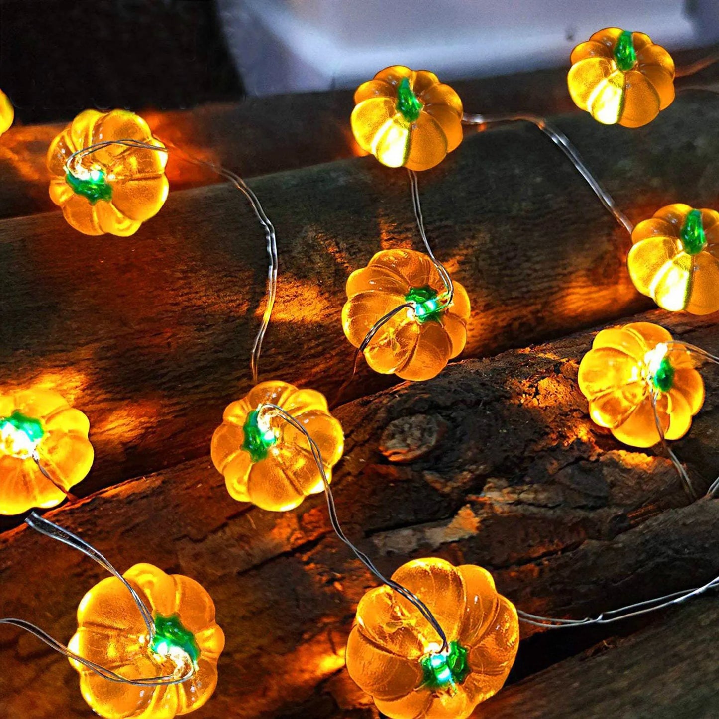 Pumpkin LED String Lights