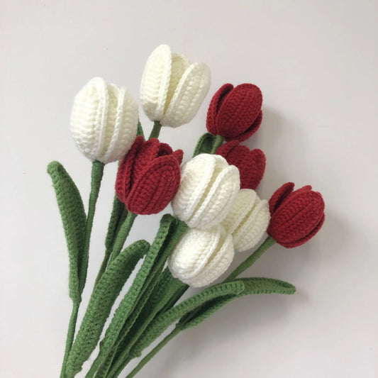 Knitted Tulip Flower