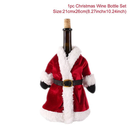 Christmas Wine Bottle Cover