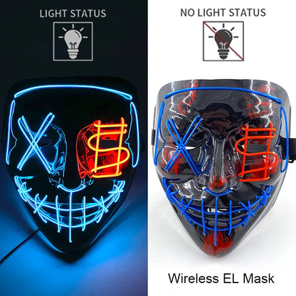 Neon LED Purge Mask