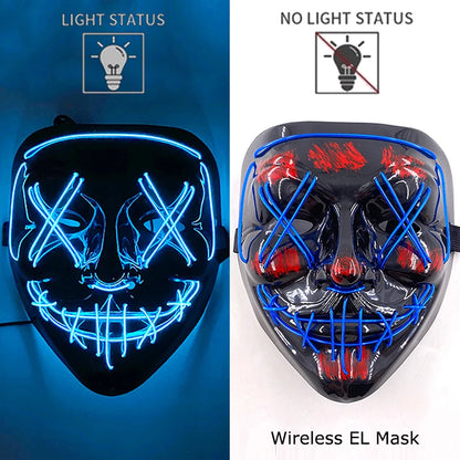 Neon LED Purge Mask