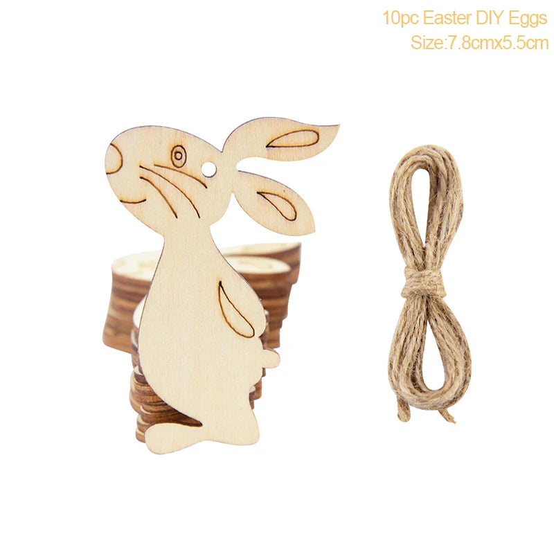 Multiple Wooden Easter Decoration