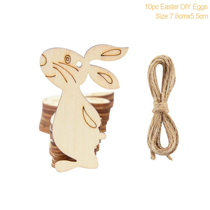 Multiple Wooden Easter Decoration