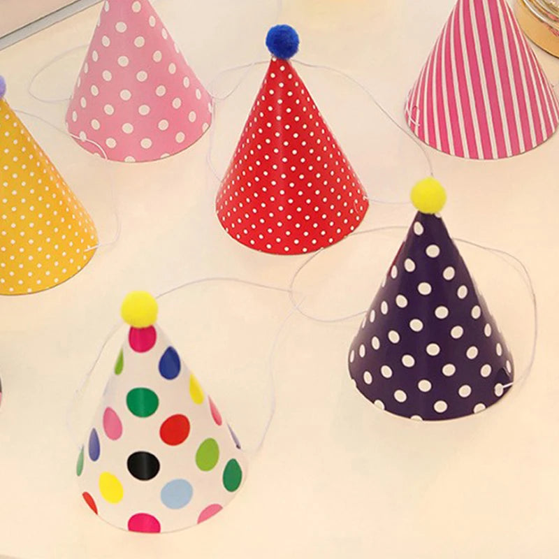 Birthday Hat Colorful 11Pcs