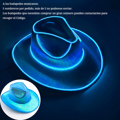 Light Up Bar Cowboy Hat