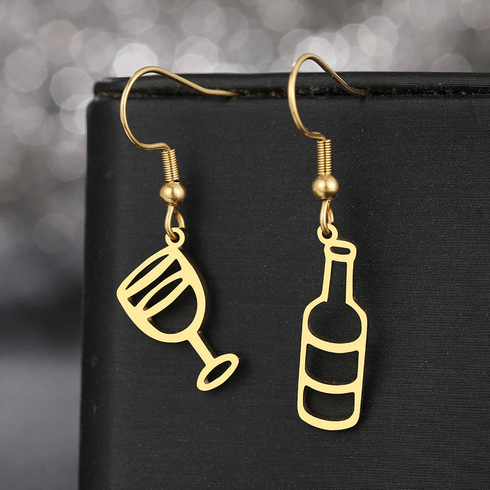 Wine Earrings