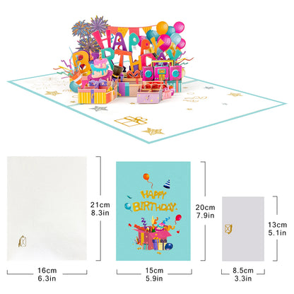 3D Birthday Pop-Up Card