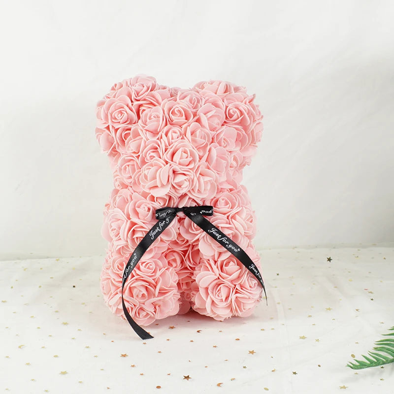 Rose Teddy Bear 25cm