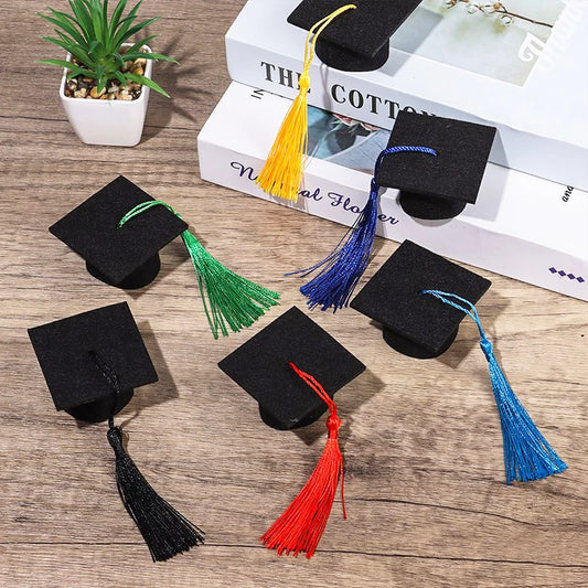 Mini Graduation Hat Decoration 10Pcs