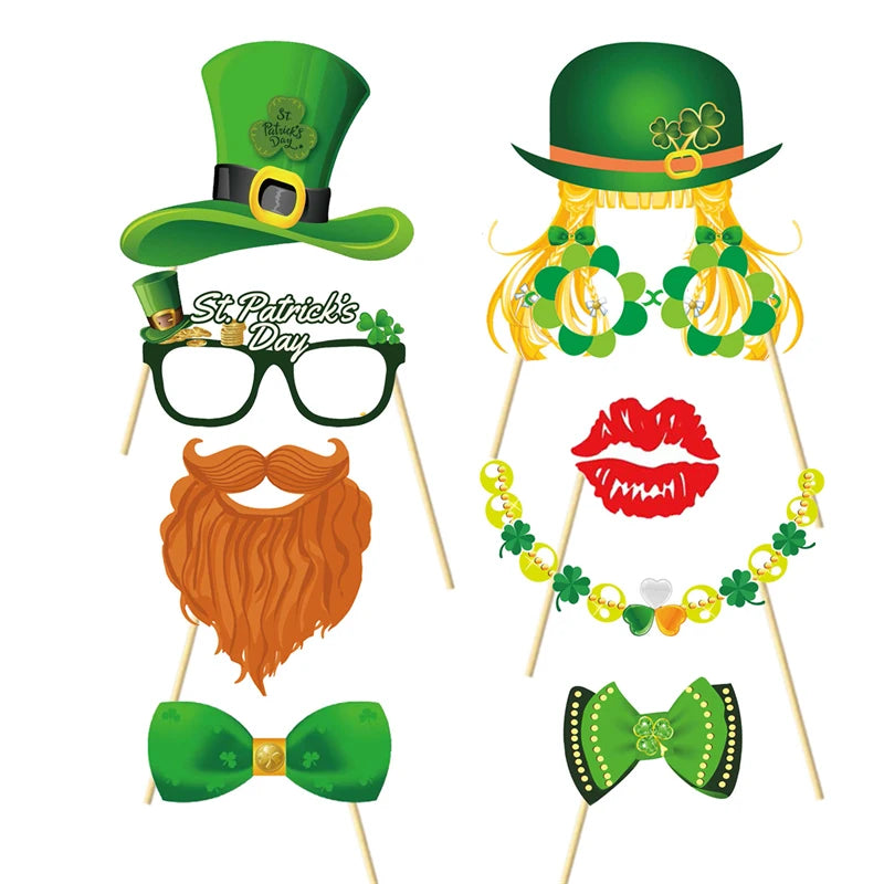 Photo Booth Props St. Patrick 35Pcs