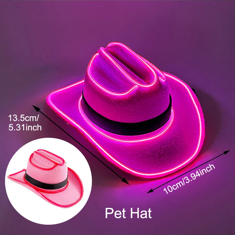 Light Up Bar Cowboy Hat